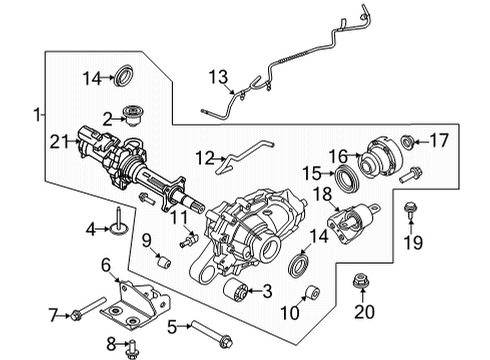 2023 Ford Bronco Carrier & Components  Diagram 2 - Thumbnail