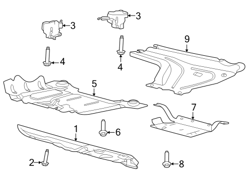 2021 Ford Bronco Frame & Components Diagram 2 - Thumbnail