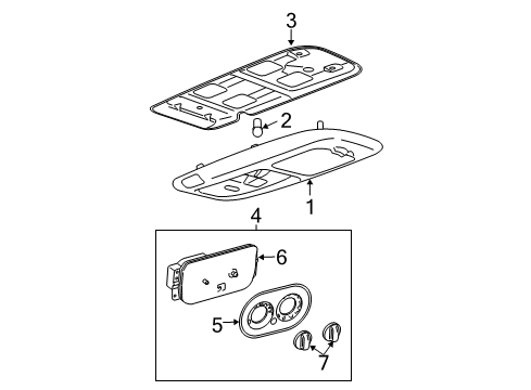 2003 Ford Expedition Quarter Window Diagram 2 - Thumbnail