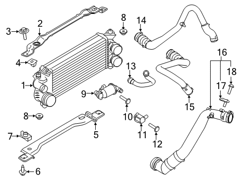 2020 Ford F-150 Intercooler, Cooling Diagram 1 - Thumbnail