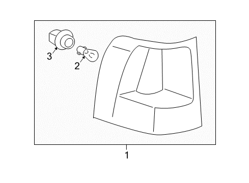 2004 Lincoln Navigator Combination Lamps Diagram