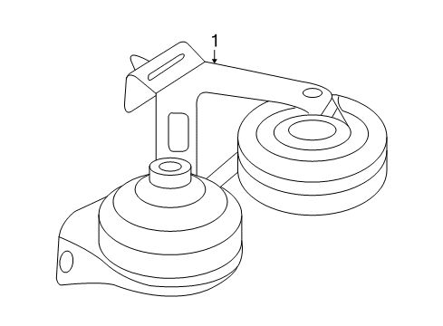 2007 Mercury Milan Horn Diagram