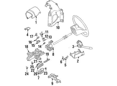 1994 Ford Bronco Switches Diagram 2 - Thumbnail