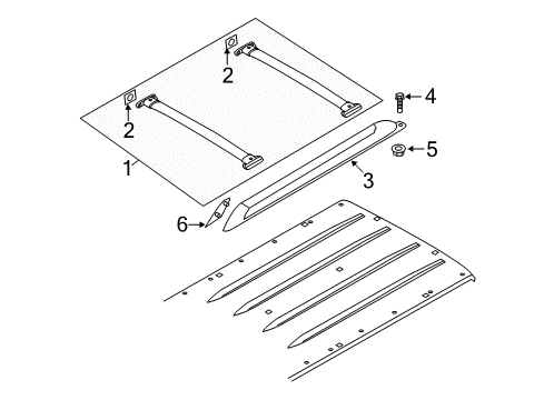 2009 Ford Escape Luggage Carrier Diagram