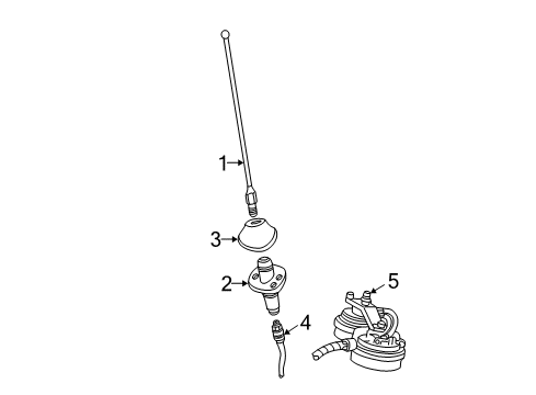 2004 Ford Explorer Sport Trac Antenna & Radio, Horn Diagram