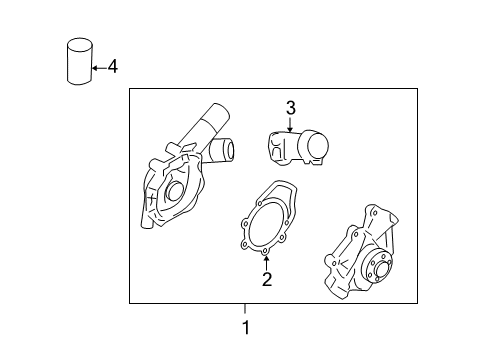 2006 Mercury Milan Water Pump Diagram