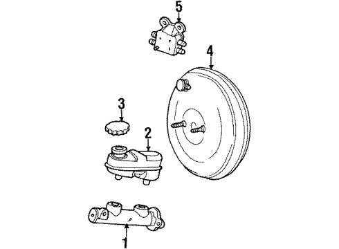 1997 Mercury Sable Hydraulic System Diagram