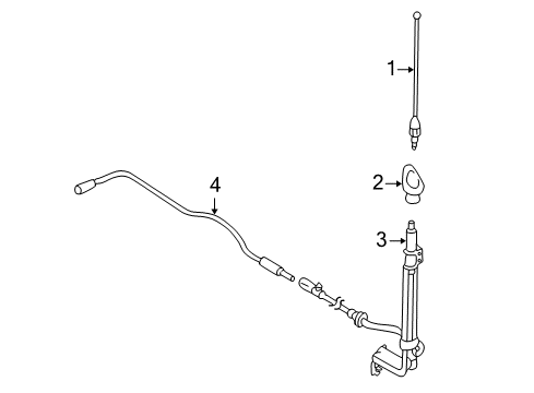 2006 Mercury Mariner Antenna & Radio Diagram 2 - Thumbnail