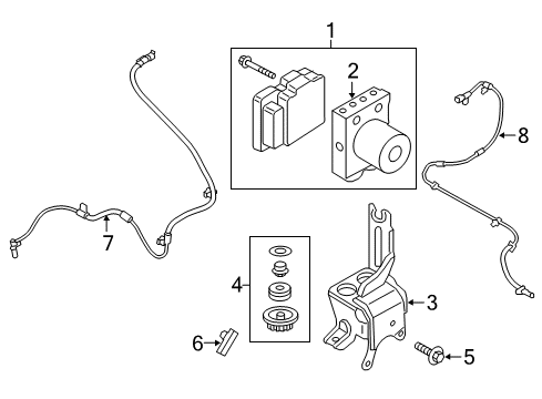 2019 Ford Expedition MODULE Diagram for KL1Z-2C215-B