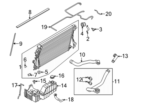 Vent Hose Diagram for HC3Z-8075-E