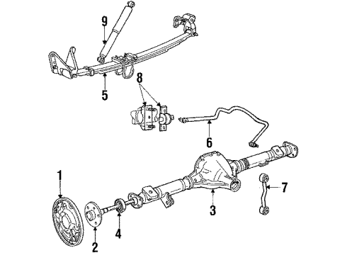 1987 Ford Ranger Rear Brakes Diagram