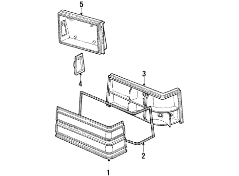 1984 Mercury Marquis Rear Lamps Diagram