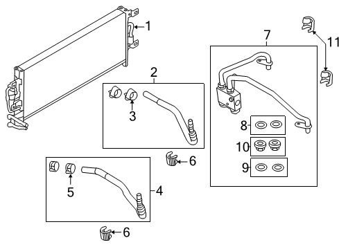 2014 Ford Explorer Trans Oil Cooler Diagram 3 - Thumbnail