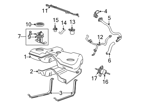 2002 Ford Thunderbird Fuel Supply Diagram