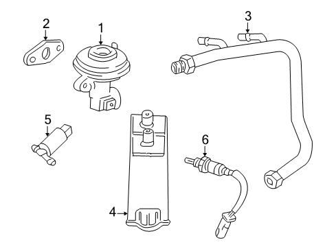 2004 Mercury Monterey EGR System Diagram