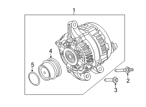 2018 Lincoln MKT Alternator Diagram 2 - Thumbnail