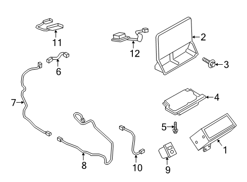 2020 Lincoln Navigator Navigation System Components Diagram