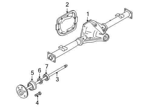 2010 Ford F-150 Rear Axle Diagram