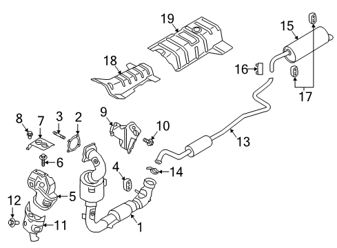 2020 Ford EcoSport CONNECTOR - PIPE Diagram for NU2Z-5K256-D