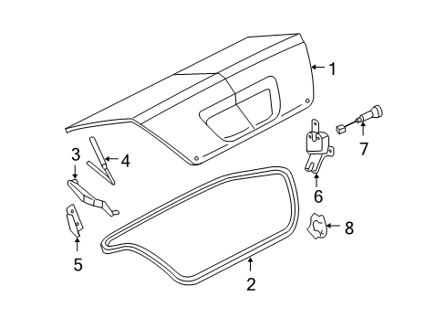 2007 Ford Five Hundred Trunk Diagram