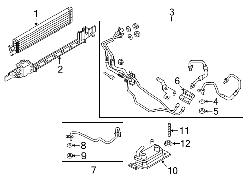 2017 Ford Escape Trans Oil Cooler Diagram 1 - Thumbnail