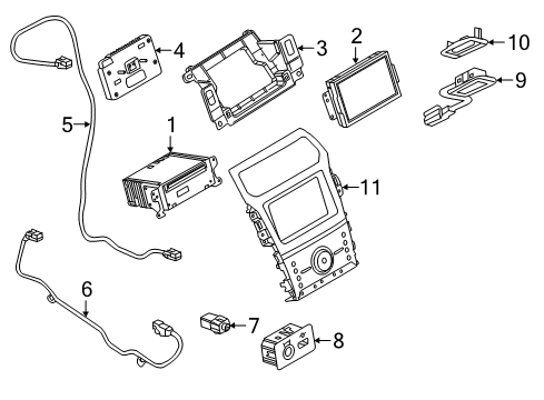 2019 Ford Explorer Sound System Diagram 2 - Thumbnail