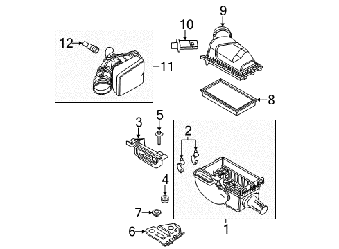 2012 Ford Flex Air Intake Diagram