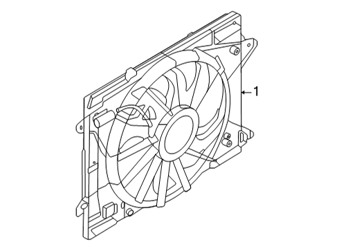 2023 Ford Maverick Cooling System, Radiator, Water Pump, Cooling Fan Diagram