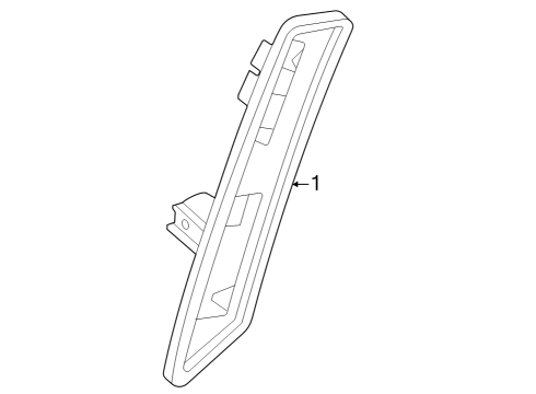 2024 Ford Mustang LAMP ASY - SIDE MARKER Diagram for PR3Z-15A201-E