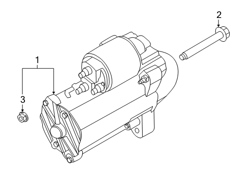 2013 Ford Escape Starter, Electrical Diagram 1 - Thumbnail