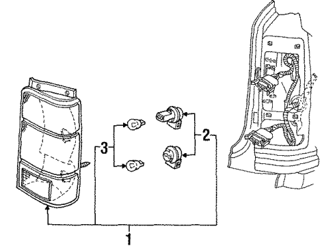 2000 Mercury Mountaineer Bulbs Diagram