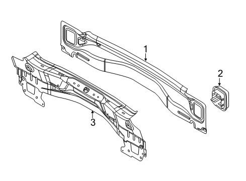 2013 Ford Focus Rear Body Diagram 1 - Thumbnail