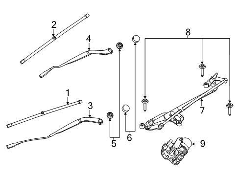 2021 Lincoln Aviator Wipers Diagram 3 - Thumbnail