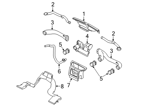 2003 Ford Expedition Ducts Diagram