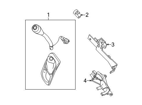 2009 Ford Crown Victoria Gear Shift Control - AT Diagram