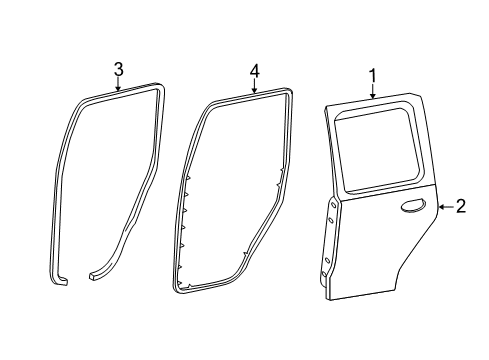 1999 Ford Expedition Rear Door Diagram