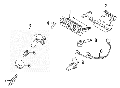 2013 Lincoln MKS Ignition System Diagram 1 - Thumbnail