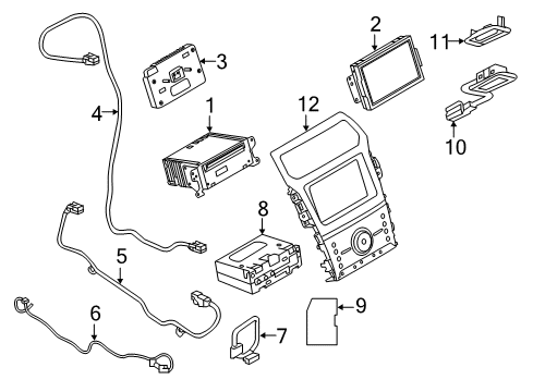 2019 Ford Explorer Sound System Diagram 1 - Thumbnail