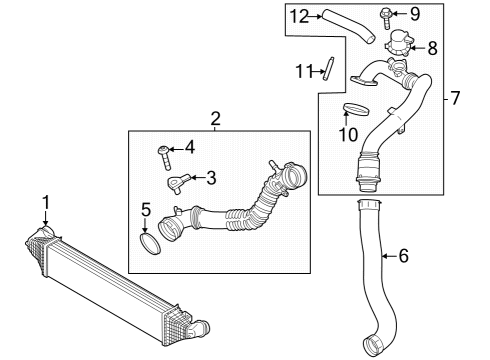 2023 Ford Escape Intercooler  Diagram 2 - Thumbnail