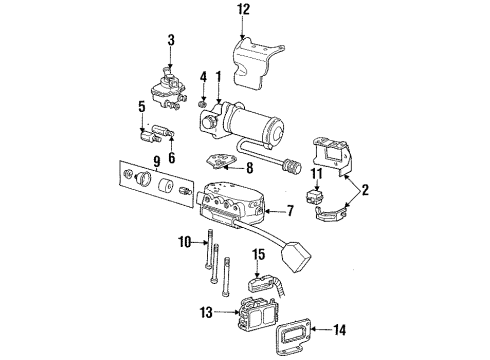 1993 Mercury Sable Anti-Lock Brakes Diagram 1 - Thumbnail