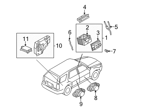 2008 Ford Escape Sound System Diagram 1 - Thumbnail