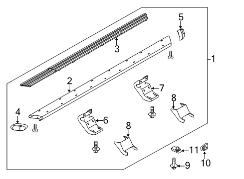 2012 Ford F-150 Running Board Diagram 12 - Thumbnail