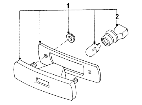 1994 Ford Escort Side Marker Lamps Diagram