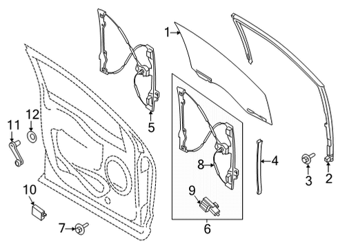 2023 Ford F-150 Front Door - Electrical Diagram 1 - Thumbnail