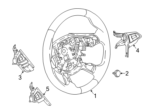 2018 Ford Focus Steering Column & Wheel, Steering Gear & Linkage Diagram 12 - Thumbnail