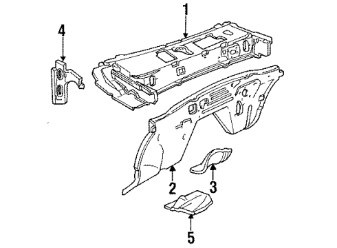 1989 Ford Mustang Cowl Diagram