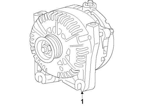 2009 Ford Explorer Alternator Diagram 1 - Thumbnail