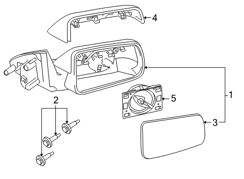 2008 Ford Focus Cover Diagram for 8S4Z-17D743-AA