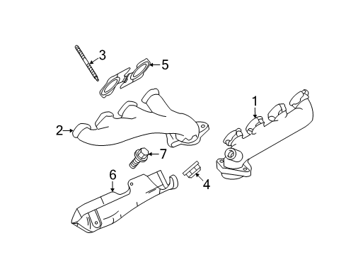 2003 Lincoln Town Car Exhaust Manifold Diagram