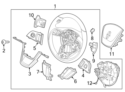 2020 Lincoln Aviator SWITCH ASY - CONTROL Diagram for LC5Z-9C888-FA